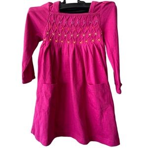 NEW Baby Gap Dress with Bloomers Toddler 12-18 Months Bright Pink